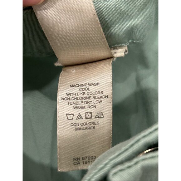 Sigrid Olsen Sport Womens Green Cotton Blend Pants Size 8 - Picture 6 of 8